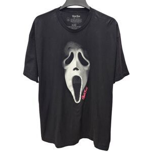 Ghost Face The Icon Of Halloween T-Shirt Mens 3XL Tee Black Scream Casual